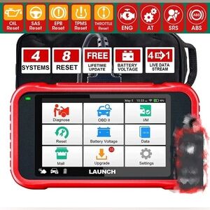 2024 LAUNCH CRP129E OBD2 Diagnostic Tool Scanner ABS SRS SAS TPMS Throttle Reset